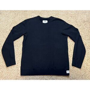 Reigning Champ Black Midweight Terry Standard Crewneck Sweatshirt Sz Medium EUC
